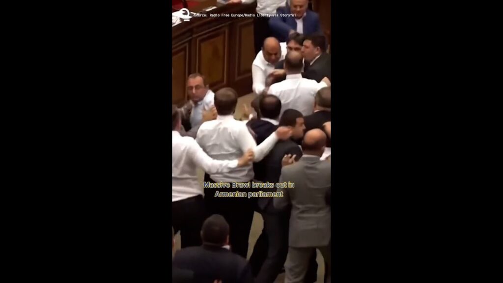 Brawl Breaks Out in the Armenian Parliament #Shortshttps://www.youtube.com/@InfoBox36